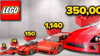 LEGO Ferrari in Different Scales | Comparison