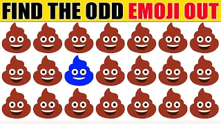 FIND THE ODD EMOJI OUT in this Odd Emoji Puzzle! | Odd One Out Puzzle | Quiz Master