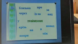 прийменник як службова частина мови