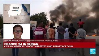 Gunfire, protests as Sudan's military seizes power in coup • FRANCE 24 English