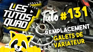 TUTO QUAD #131 - REMPLACEMENT GALETS DE VARIATEUR