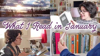 ⛸ 2022 January Reading Vlog | Snowy Days & Beautiful Books