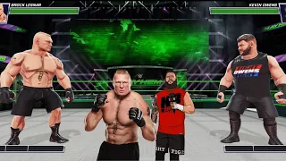 Brock Lesnar vs Kewin Owins | WWE Super Stars Taking on Big Time