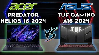 Predator Helios 16 2024 vs Tuf Gaming A16 2024: Before you buy this Gaming Laptops | Tech compare