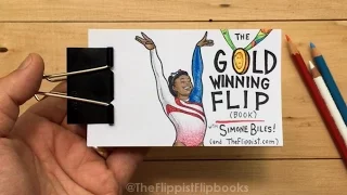 The Gold Winning Flip (book) with Simone Biles (2016 Olympics)