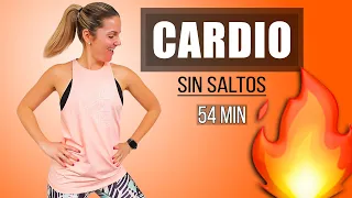 Cardio QUEMAGRASA sin saltos 🔥 - 54 minutos