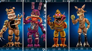 FNAF AR Twisted Animatronics Workshop Animations