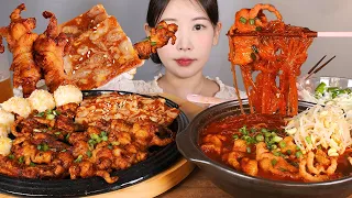 닭발 파티🐔🦶🎉 직화 무뼈닭발 튤립닭발 국물닭발 닭발편육 먹방 Spicy Chicken Feet [eating show] mukbang korean food