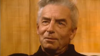 Why Karajan conducts with closed eyes - Karajan | Interview 27.12.1977
