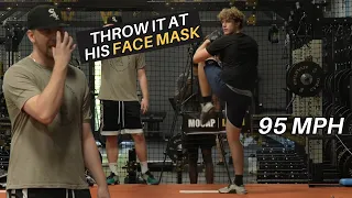 D3 Pitcher Throwing Low-Mid 90s Rise Balls | Owen Tross