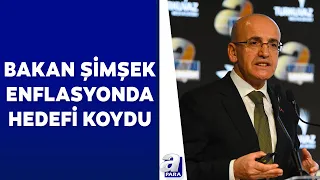 Bakanı Mehmet Şimşek'ten enflasyon ve büyüme mesaj: Tek haneli enflasyon için hedef 2026! | A Para