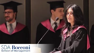 Commencement Speech 2012 - Full-Time MBA | SDA Bocconi