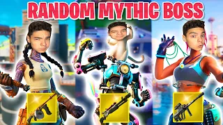 RANDOM MYTHIC BOSS - Fortnite Challenge