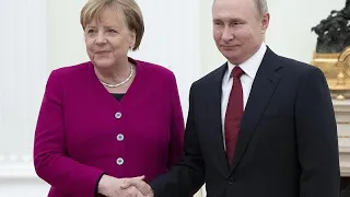 Merkel urges Putin to free Alexei Navalny and says Germany will 'stay on the case'