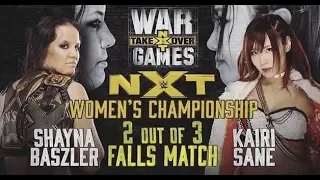 WWE 2K19 - TakeOver: WarGames- Kairi Sane v Shayna Baszler (2/3 Falls) - NXT Women's Championship