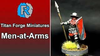 Kingdom of Equitaine - Men-at-Arms - Titan Forge Miniatures | The Old World | Bretonnian Proxy