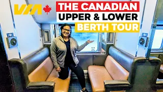 Via Rail Upper & Lower Berth Tour | Sleeper Room on The Canadian
