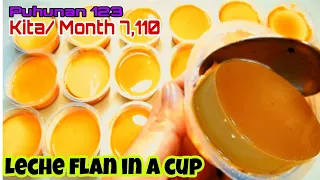 Leche Flan in a Cup/ With Costing/ Pang-negosyo/ Malaki ang kita