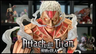Armored Titan | Attack on Titan Statue Unboxing by Giant Studio!