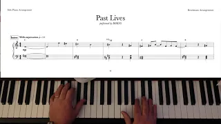 "Past Lives" by BØRNS—Easy Piano