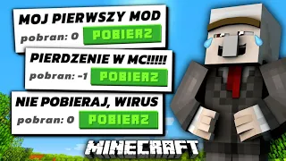 Pobrałem NAJDZIWNIEJSZE MODY z 0 POBRAŃ w MINECRAFT! *XD*