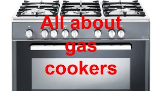 GAS COOKERS, installation, service and commission, everything trainee gas engineers needs to know.