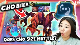 6 BRUISER CHO BITEM! Does Cho'Gath Size MATTER? | TFT SET 9.5 Patch 13.18b