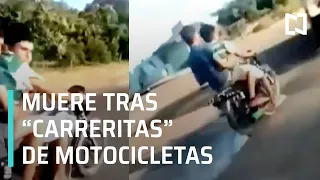 Muere motociclista tras chocar con camión en Michoacán | Motociclista choca con camión -Las Noticias