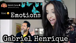 Music student reacts to @GabrielHenriqueMusic  Emotions / WHISTLE!
