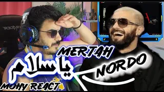 Reaction Nordo - Merteh (Official Music Video) | مرتاح