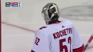 Artemi Panarin's goal vs Hurricanes and Kochetkov (3 jan 2023)