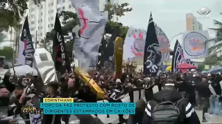 PROTESTO E INDIGNAÇÃO CORINTHIANA NO PARQUE SÃO JORGE | SHOW DO ESPORTE