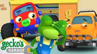 Baby Truck Monster Truck Mix Up | Gecko's Garage | Trucks For Children | Cartoons For Kids