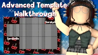 How to use an ADVANCED TEMPLATE | Roblox Designing