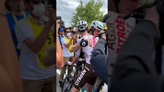 Tour de France 2023 - Ben O'Connor félicite Matej Mohoric