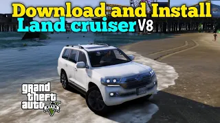 How to Install | Toyota land cruiser v8 in GTA 5 | Add on car Mod | Gta 5 Mods Tutorial