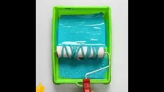 wall painting with rope and roller#short#creative