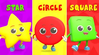 Shapes Song + More Learning Videos And Kids Songs by Kids TV USA