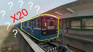 20 ВАГОНОВ 81-717?!?!? | METROSTROI | МЕТРОСТРОЙ