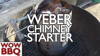 How to use a Weber Chimney Starter