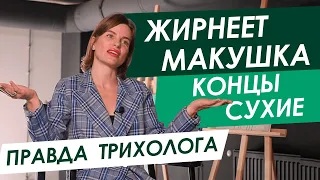 БЫСТРО ЖИРНЯТСЯ ВОЛОСЫ НА МАКУШКЕ - Отвечает ТРИХОЛОГ /  Что делать? - ORising