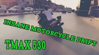Insane Motorcycle Drift TMAX 530