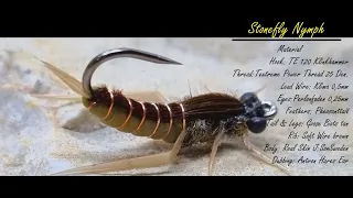 Tying a Stonefly Nymph  - Tied by Matthias Dibiasi - DePunkt Fly