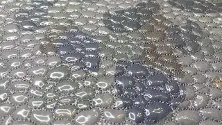 Заготовка из остатков от шитья с 3Д эффектом «морская галька» Утилизируем обрезки, и создаем шедевры