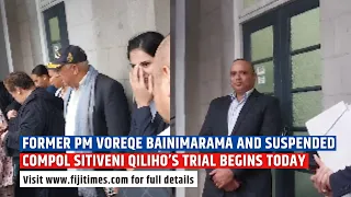 Former PM Voreqe Bainimarama and suspended COMPOL Sitiveni Qiliho’s trial begins today