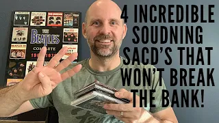 4 incredible sounding and mastered SACDs' that won't break the bank or cause bankruptcy!