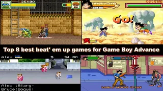 Top 8 best beat' em up games for Game Boy Advance