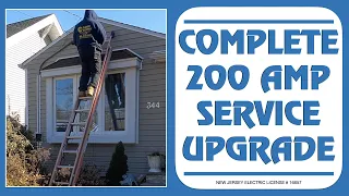 200 AMP Service Upgrade  Single-Family Dwelling #200AMP #ElectricServiceUpgrade  #Grounding #Bonding