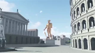 HISTORY IN 3D - ANCIENT ROME 320 AD -  3rd trailer Walking around Colosseum