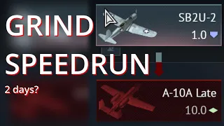 War Thunder grind speedrun